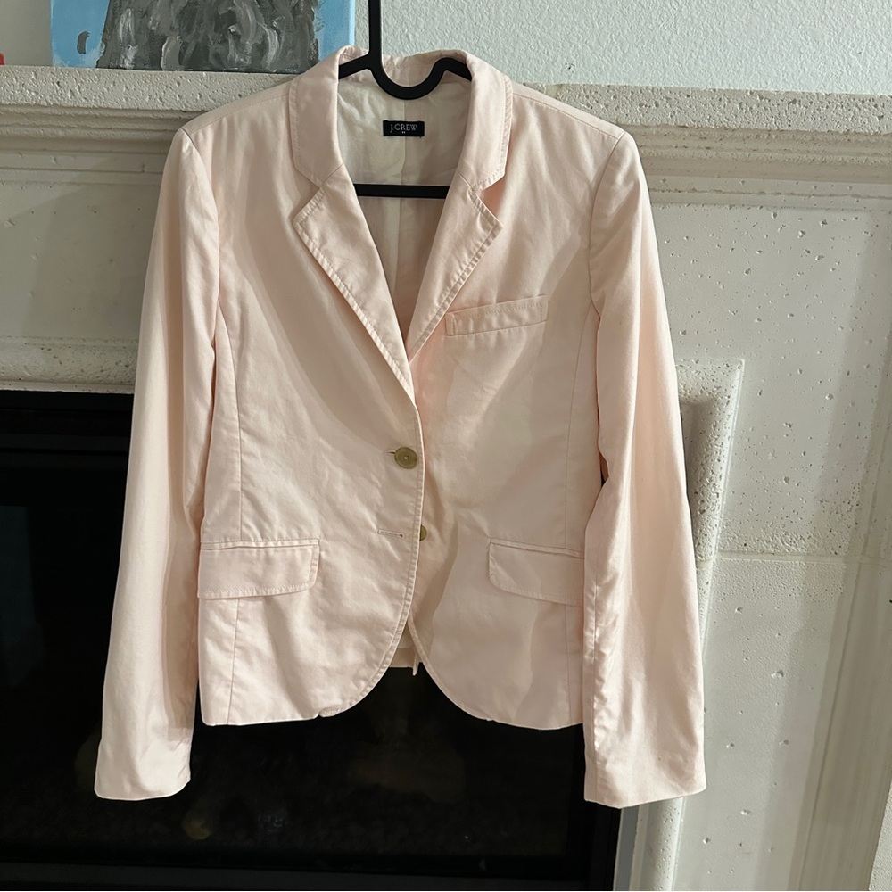 J. Crew Women's Baby Pink Blazer